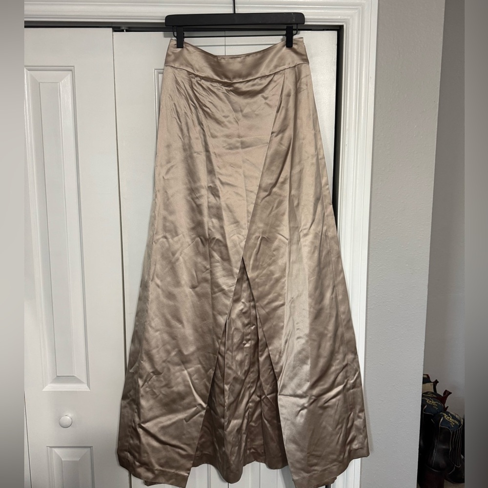 Brunello Cucinelli Silk Cotton Maxi Skirt
